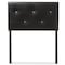 Baxton Studio Kirchem Modern Black Faux Leather Upholstered Twin Size Headboard 125-6964 - alternate 1